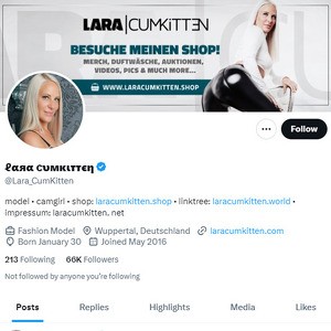 Lara Cumkitten Twitter